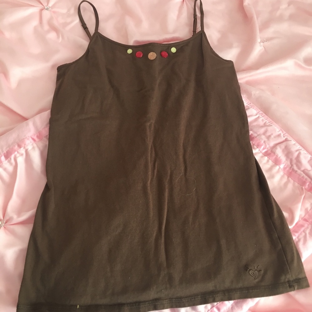 Brown cami